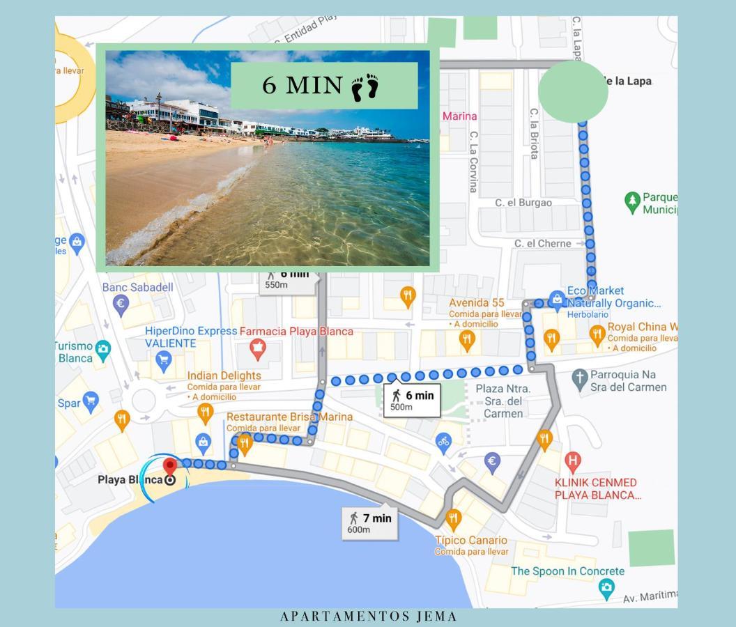 Apartamento Jema, A Un Paso De La Playa Playa Blanca  Extérieur photo